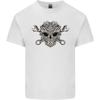 Engine Skull Mechanic Car Biker Motorbike Unisexs Light Cotton TShirt