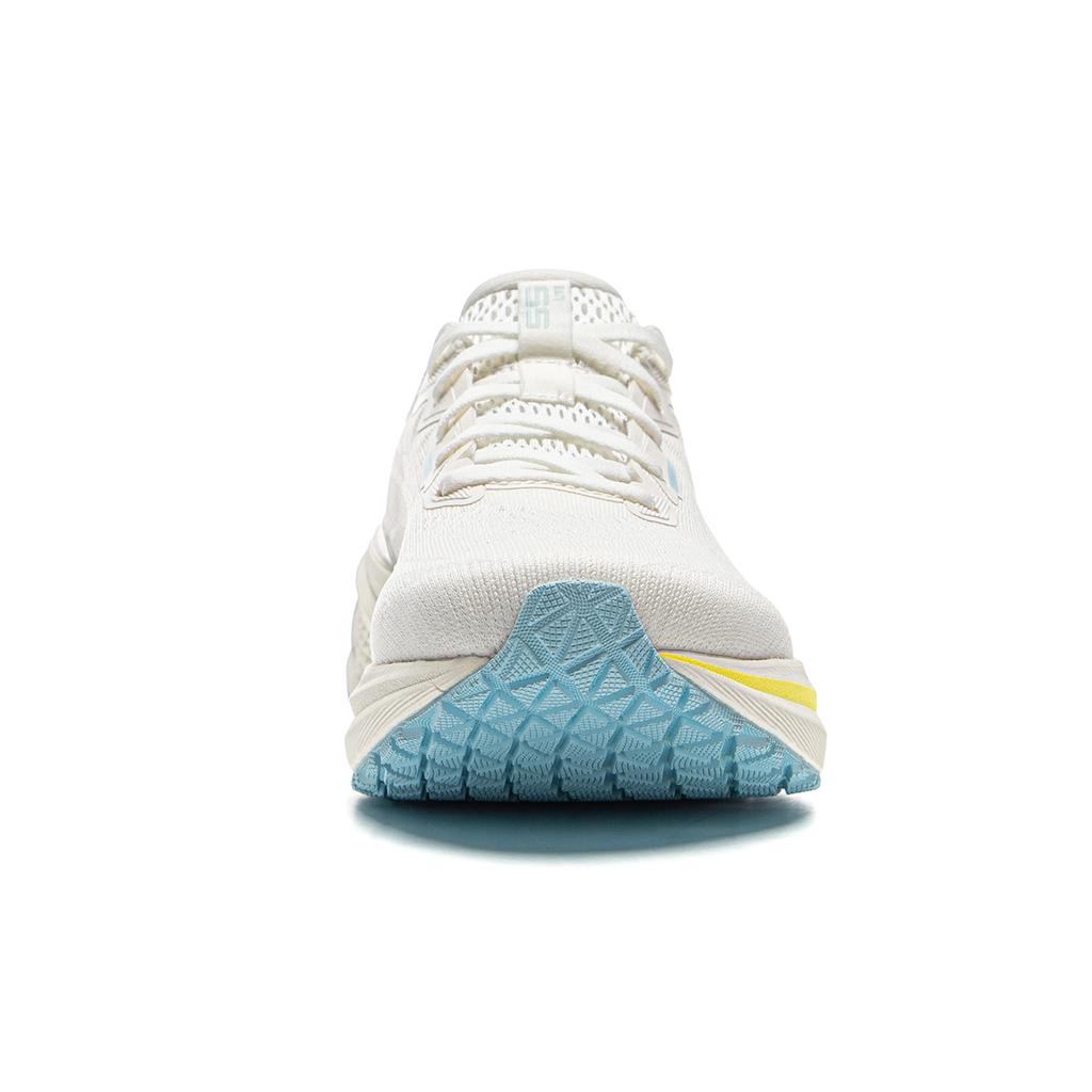 Li Ning My Leap 3.0 Cushioning Breathable Low top Casual Long Distance Running Shoes Women's Mist White ARSV024-1