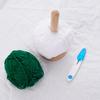 Wooden Yarn Holder Rack Vertical Rotating Weaving Tool Rack Storage Winding Roll Holder Dispenser for Crocheting