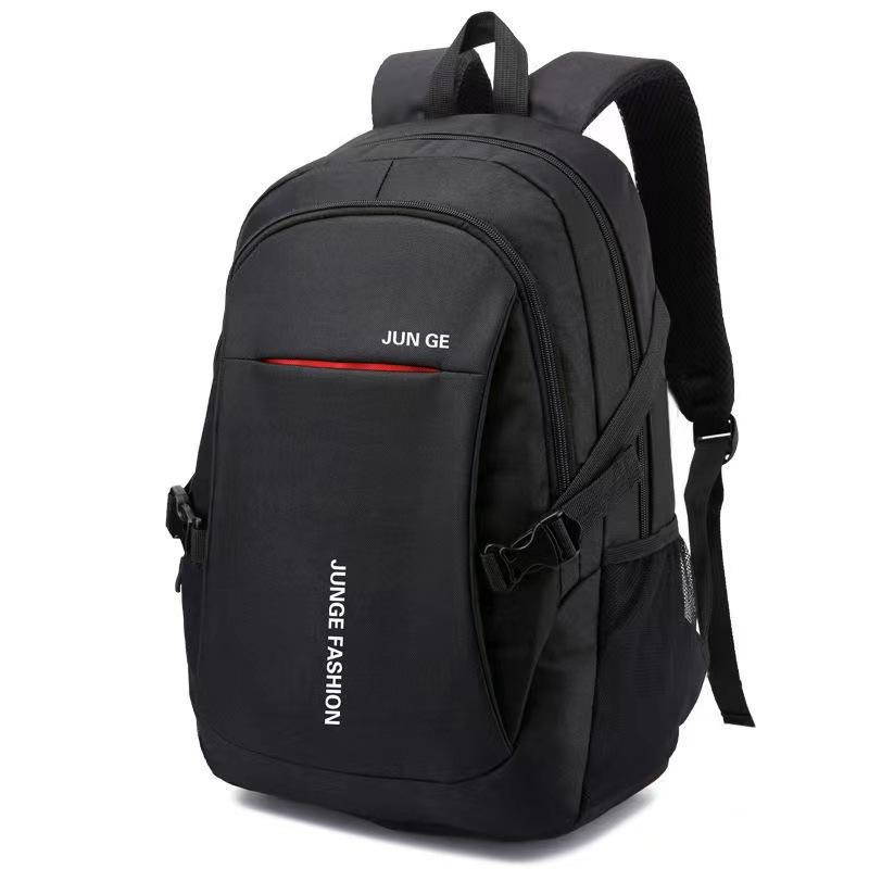 Stylish Mens Backpack Large Capacity Perfect for High School College Versatile Travel Laptop Bag with Diverse Zipper Styles