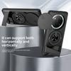 For Honor X60 Pro 5G / X9c 5G Magnetic Case Ring Holder Foldable Kickstand TPU PC Phone Cover with Camera Lens Slider