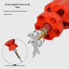 Six-in-One Multi-Functional Home Repair Screwdriver with Phillips and Star Bits