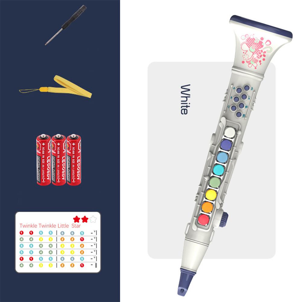 Toy Saxophone For 4-6 Years Kids Trumpet Toy With Music & Light Effects Kids Musical Instruments Education Toy For Boys Girls