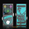 Guitar Reverb Effector Single Block Reverb Effector Digital Reverb Guitar Effect Pedal with 9 Modes Guitar Effect Pedal
