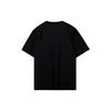 Li Ning Logo Print Letter Round Neck Pullover Short Sleeve T-Shirt Unisex T-Shirt Black YHST175-1