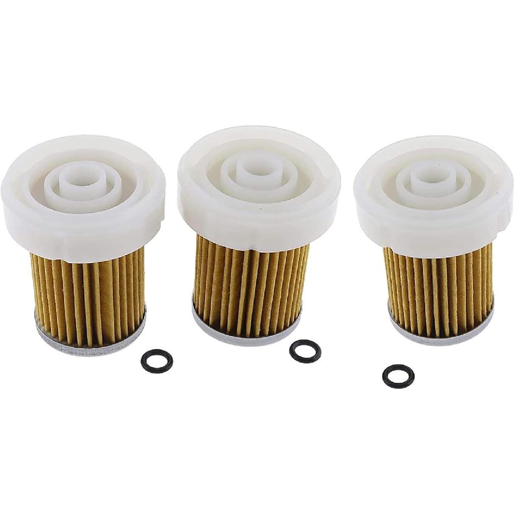 DVPARTS 3 Pcs Fuel Filter With 6A320-59930 6A320-58830 For Kubota B1410 RTV900 L320 B3030 B7400 L3800DT L3800F RTVX1120DW RTVX1140R RTVX900W PF9911