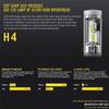 H4 LED Headlight Bulb, 50W 6500K 8000Lumens Extremely Brigh (9003 Hi/Lo) CSP Chips Conversion Kit