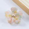 Vintage Flower Hair Claw Elegant Floral Hair Clip Hairpin Pearl Crab Clip  Summer