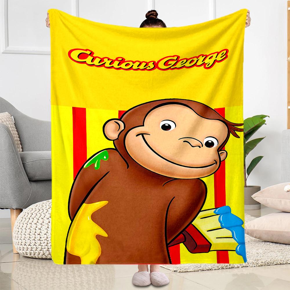 Blu Eyi Adventure Blanket Warmthful Decor Great for Sofa Picnics Office Chair Four Seasons Multipurpose Digital Print