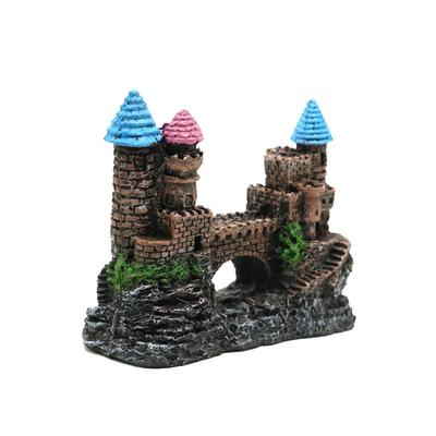 Simulation Castle Fish Tank Landscaping Ornaments
