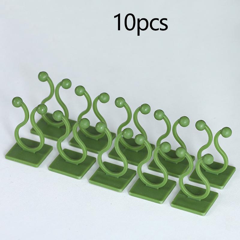 

10pcs/20pcs- Plant And Green Plant Fixer, Green Basket Vine Climbing, Wall Hanging Style Household Universal Hook