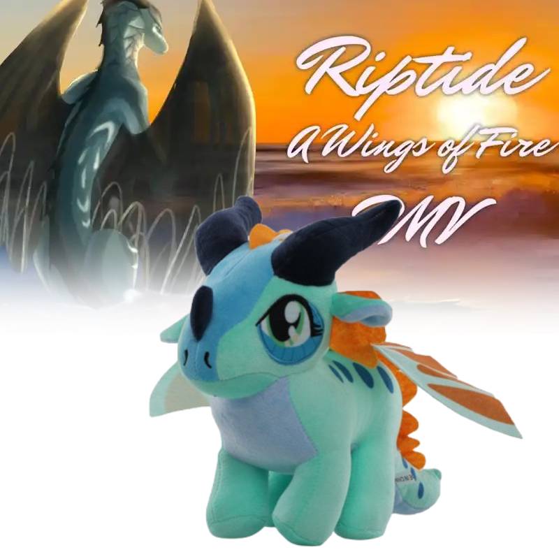 Of Fire Wings Dragon Big Eye Blue Dragon Plush Toy Stuffed Doll Gift Cartoon