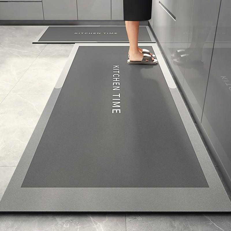 Silica Diatomite Kitchen Mat Non-Slip Water Resistant Oil Proof Floor Rug Bathroom Easy Clean