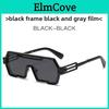 Óculos de Sol Quadrados Cyberpunk Com Lentes de PC Uv400 Para Esportes ao Ar Livre e Moda
