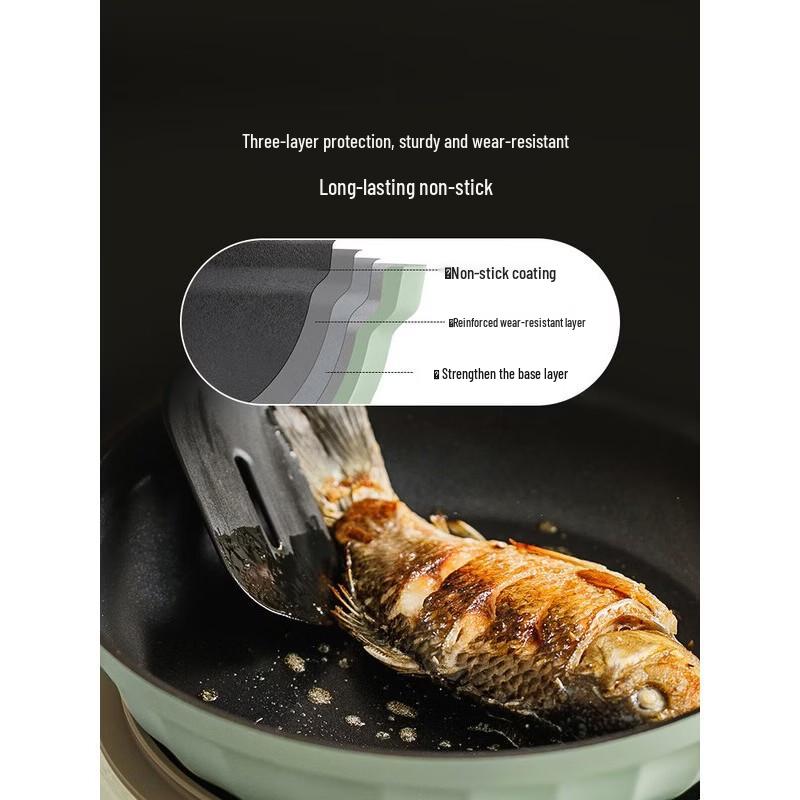 Buydeem Non-Stick Frying Pan with Lid