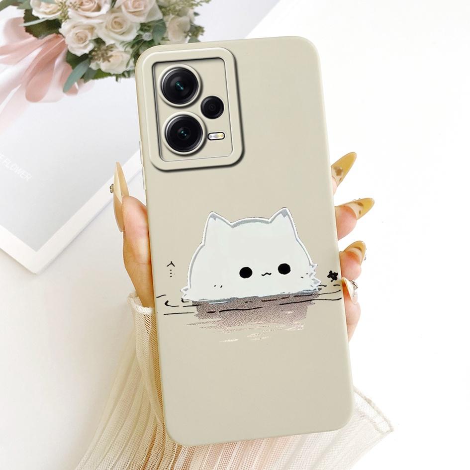 For Xiaomi Redmi Note 12 Pro 5G Case Cute Cartoon Rabbit Cat Silicone Cover For Xiaomi Redmi Note 12 Pro+ Note12 Pro Plus Bumper
