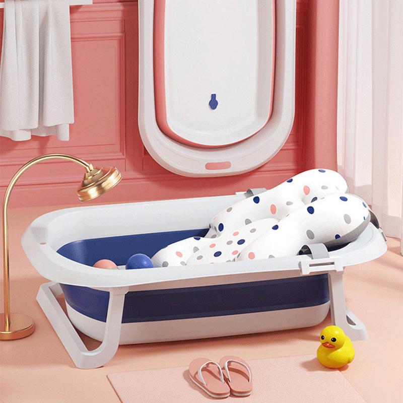Foldable Dual-Use Baby Bathtub for Newborns - Sit & Lie Positions