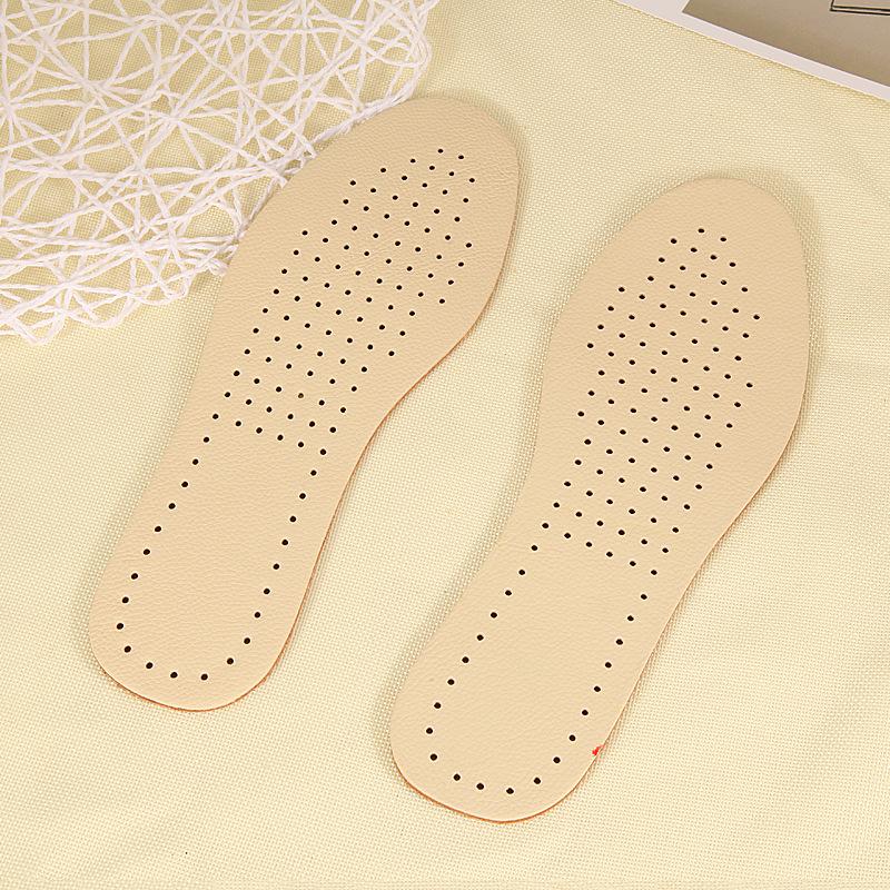 Summer Kangyue Double Layer Leather Insole: Sweat-Absorbing, Breathable, Odor-Resistant Men's and Women's Style.