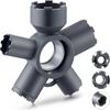 Useful 10 in 1 Faucet Aerator Removal Tool Plastic Installation Wrench Faucet Aerator Key Multifunctional Faucet Repair Spanner
