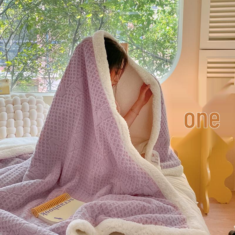 

LISM Lamb Fleece Warm Blanket