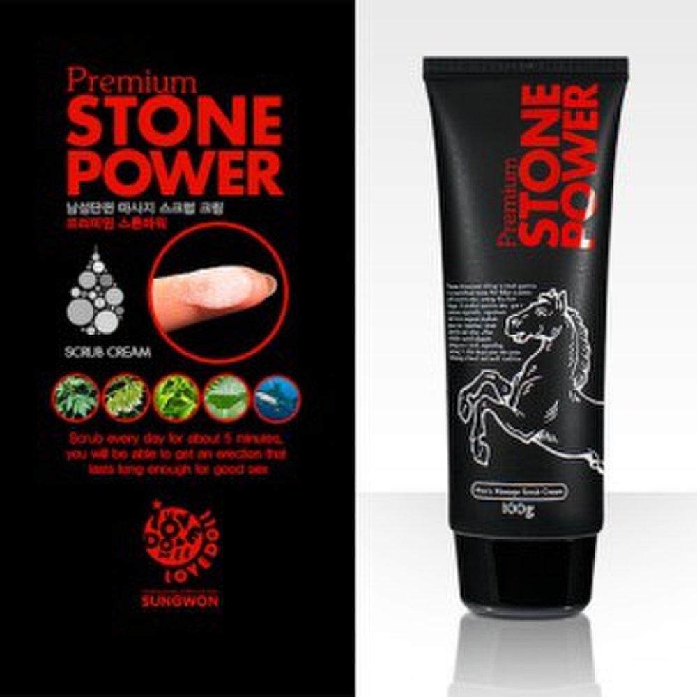 STONE POWER Men's Strengthening Premium Stone Power 100ml Scrub Cream