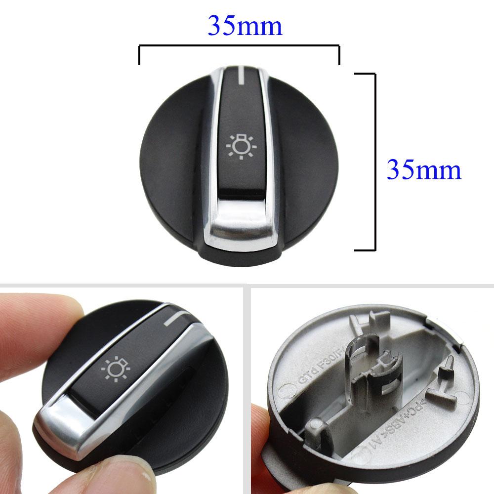 LHD RHD HeadLamp Rotary Foglight Cap Button Headlight Switch Cover Panel For BMW 1 2 3 4 X1 X2 Series F20 F45 F30 F31 F48