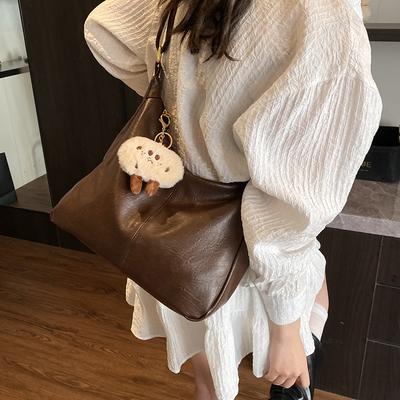 Spring New Casual Fashion Versatile Simple Messenger Large Capacity Tote Bag Shoulder Bag Bag