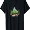 Mountain with Forest T-Shirt Wanderlust Hoodie Mount Everest Hiking T-Shirt