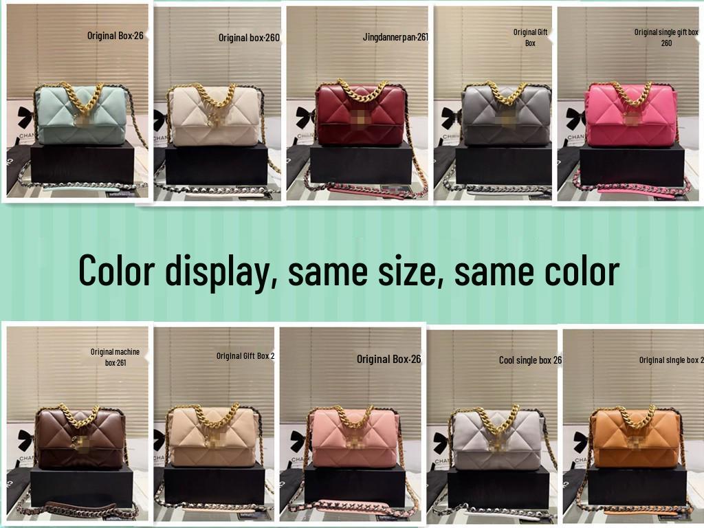 Geantă Crossbody pentru damă: Model rombic cu textură de piele de miel și curea cu lanț