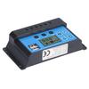 60A Solar Charge Controller with Dual USB Port 5V Auto PWM LCD Display Solar Panel Battery Regulator