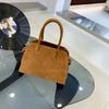 Women's Genuine Leather Retro Handbag - Large Capacity, Frosted Cowhide, Autumn/Winter Trendy Commuter Bag