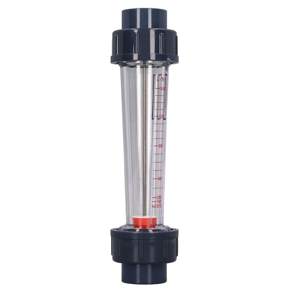 Plastic Tube Liquid Flowmeter High Accuracy Large Range Acid Alkali Resistance Water Flow Meter Gauge