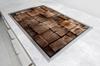 Glass Protective Plate for Stove 2x45x52 Wood