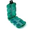 MUQZI Sportzubehör 10 Fächer Mini Angelköder Löffel Hakenbox Gadget Case Tackle Zubehör