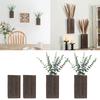 2pcs Natural Wood Hangings Pots Versatile Wood Wall Planter Wall Decorative Pots for Living Room Office Decorations