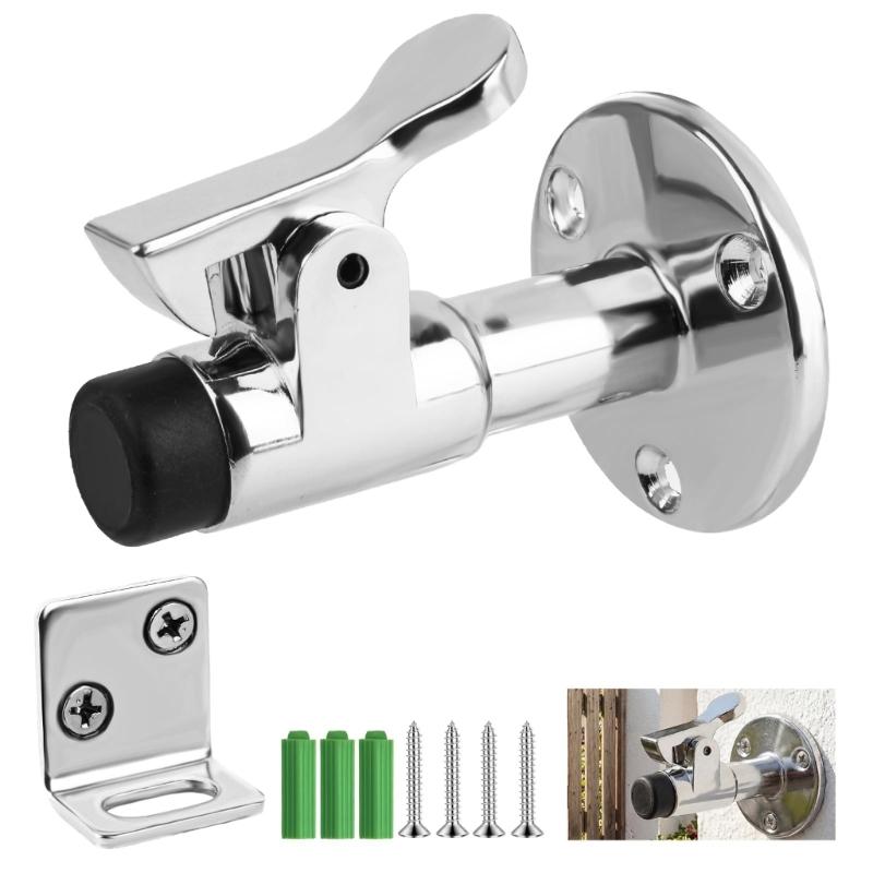 Wall Mounted Door Stop Stainless Steel Door Stop Windproof Magnetic Door Stoppers for Boats Yachts Boats Accessories Marine Hardware