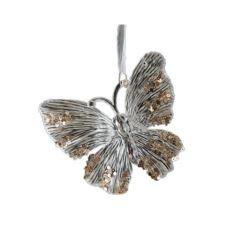 New Crystal Snowflake & Bell Christmas Tree Ornaments