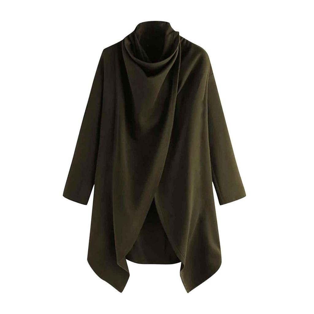 Und Winter Herrenmode Jacke Solider Mantel Punk Unregelmäßiger Windbreaker