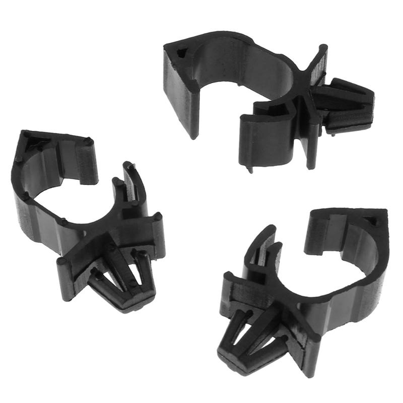 10 ks Svorka kabelového svazku do auta Držák na hadici Spona na vlnitou trubku Omotání kabelu Svorka na olejové potrubí Příslušenství do auta