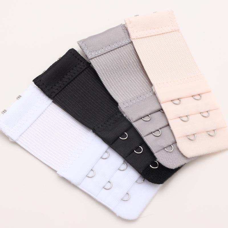 Adjustable Elastic Bra Back Extender with 2, 3, or 4 Hook Options