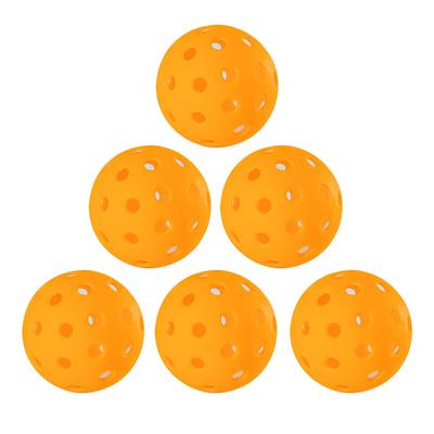 Bolas de Pickleball ao ar livre projetadas especificamente e otimizadas para Pickleball 6-Pack