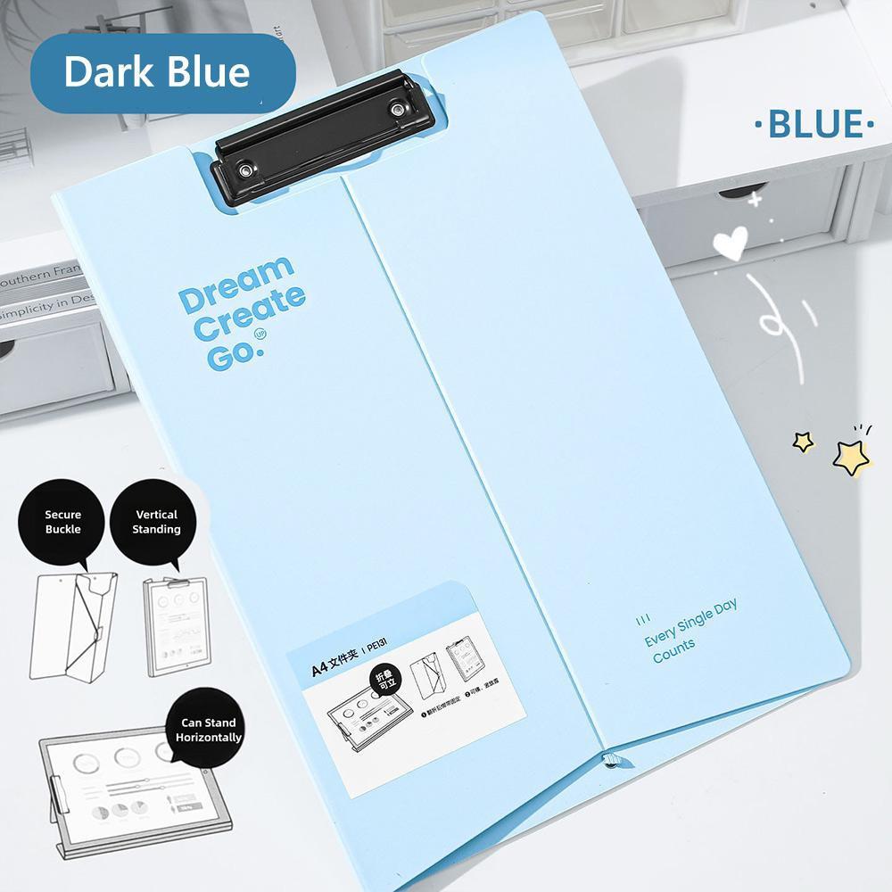Multifunctional Dual Use A4 File Folder Vertical/Horizontal Use Clipboard Contract Folder Gift
