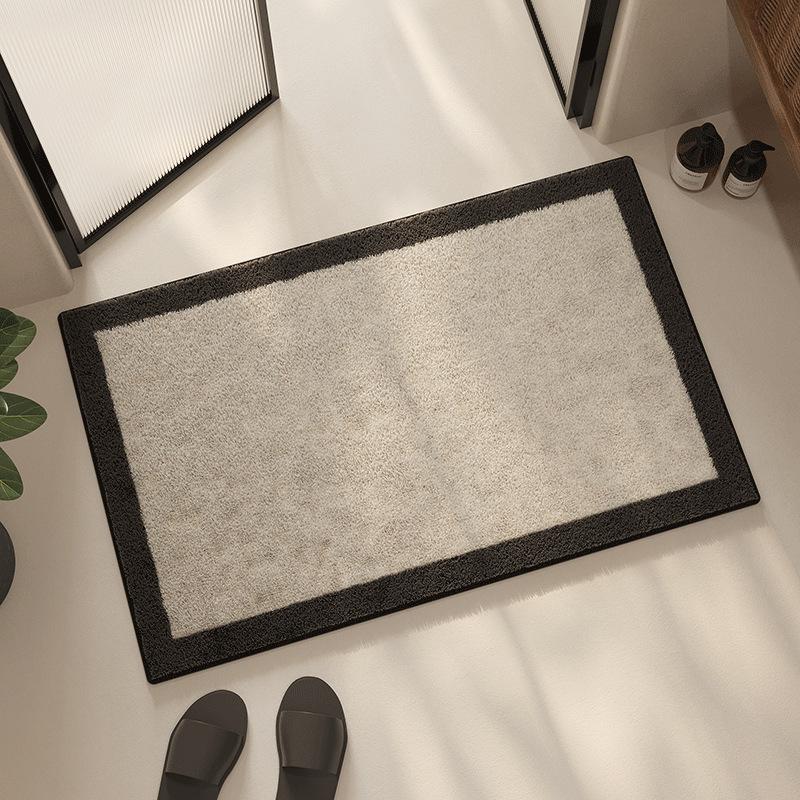 

Luxury Lamb Fleece Bathroom Rug Super Absorbent Non Slip Bath Mat Soft Plush Shower Floor Mat for Home Decor 40x60cm