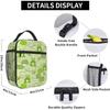 Frog and Dragonfly Lunch Bag for Men Women Tote Insulated Cooler Bags Reusable Lunch Box for College Work Office Picnic