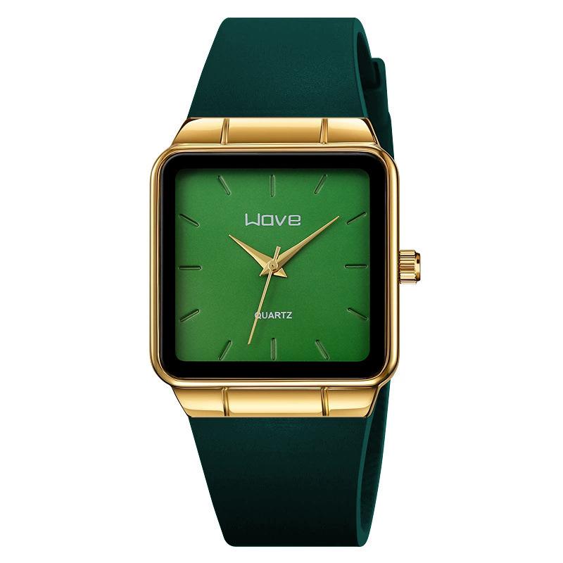 Langjue Fashion Square Men'S Watch Selection Men'S Watch Simple Quartz Watch Men'S Silicone Strap Watch