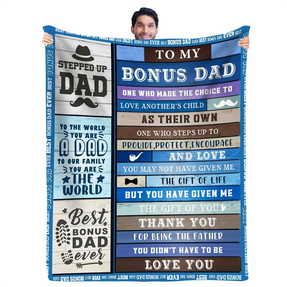 Gift For Dad Blanket Multi-Purpose Printed Blanket Cover Blanket Living Room Decoration Flannel Father'S Day Blanket