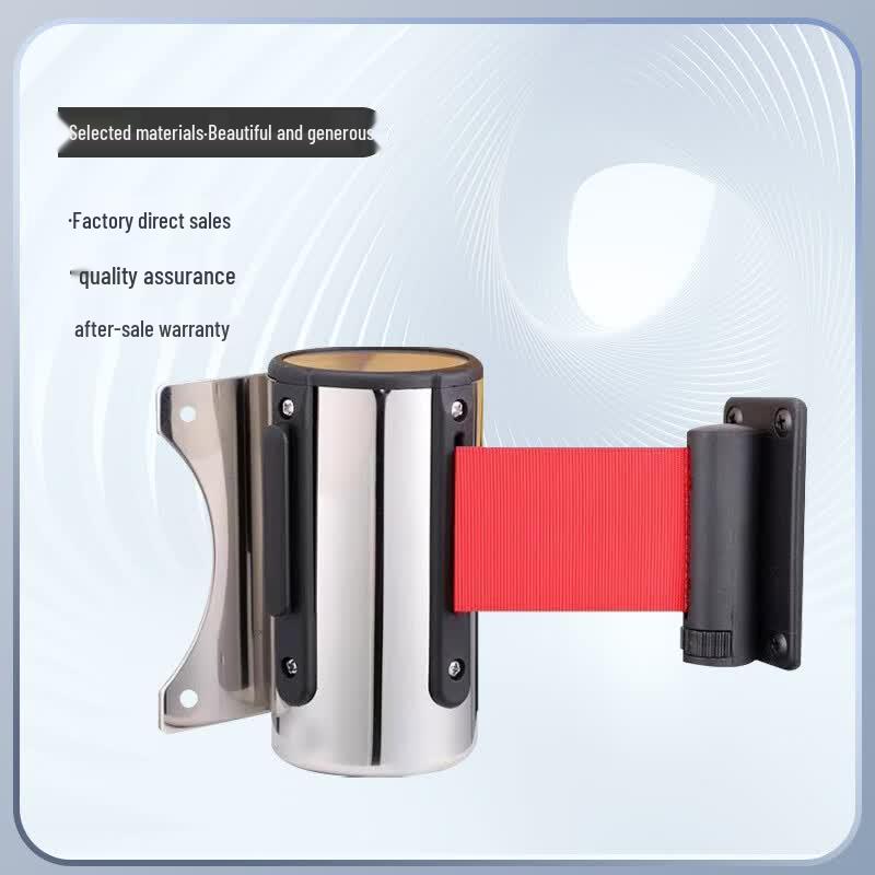 Wall-Mounted Retractable Belt Barrier