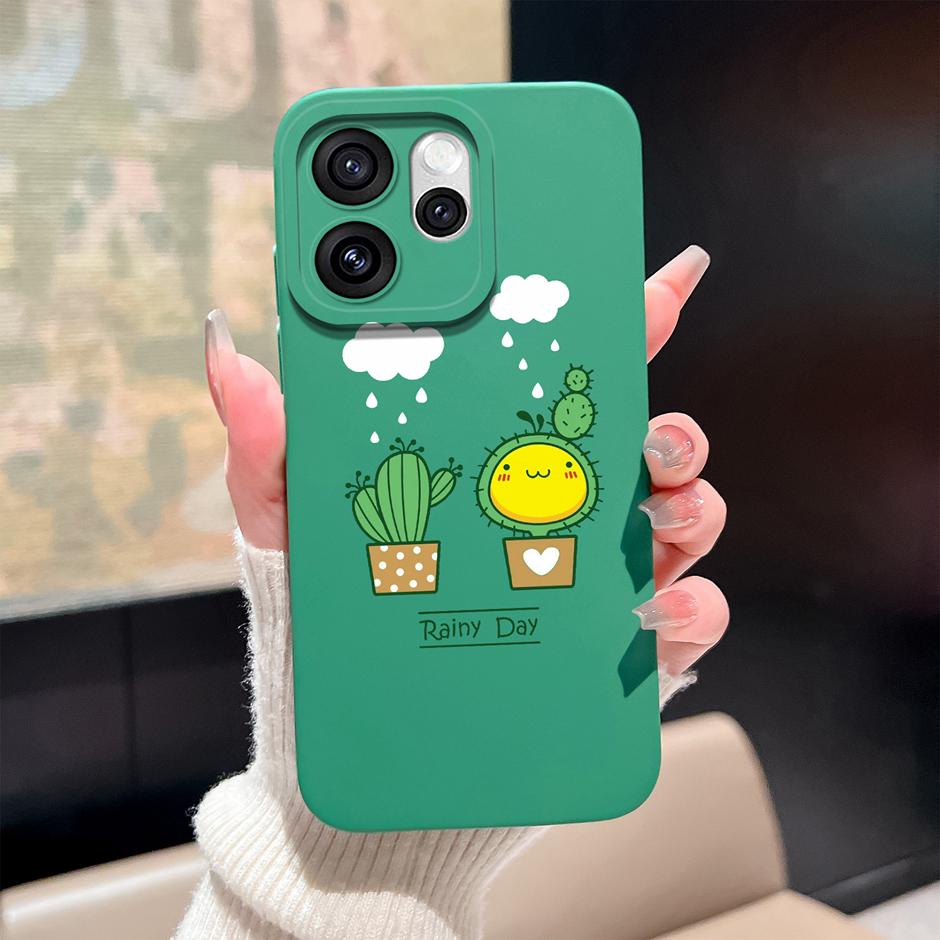 Case For Oppo Reno15 Pro Reno15F Cute Cartoon Dinosaur Silicone Protective Bumper Cover For OppoReno15 15Pro Anti Scratch Fundas