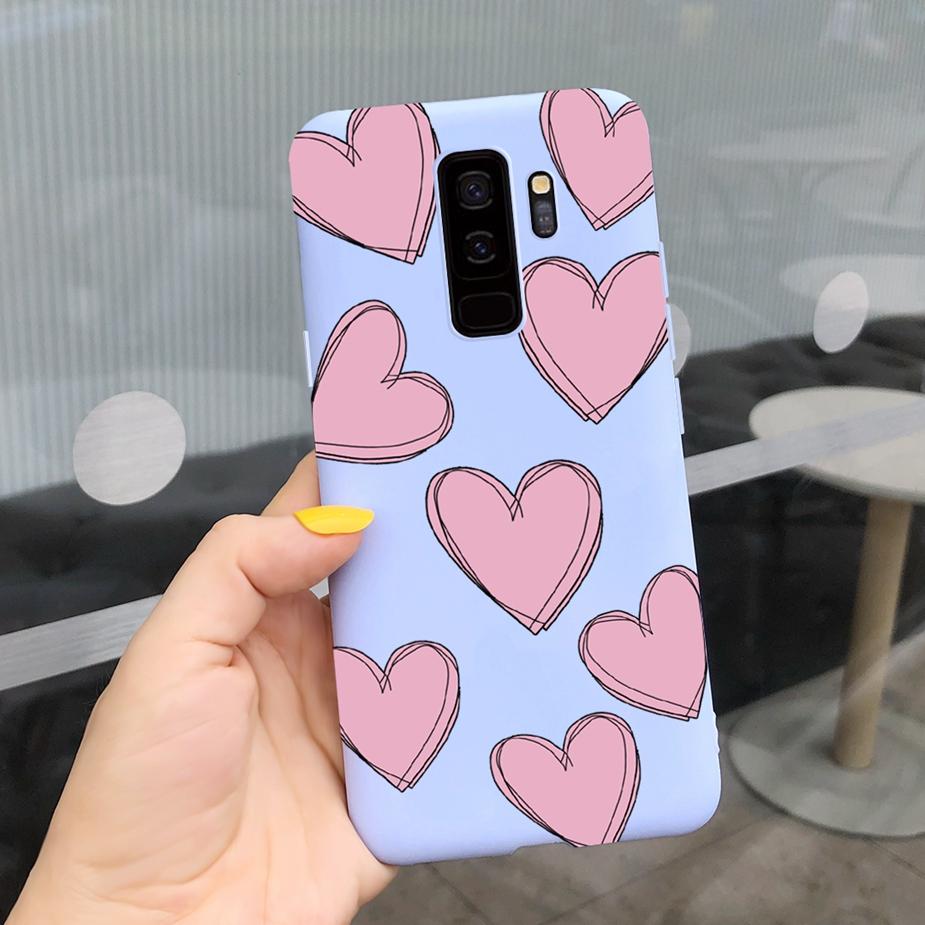 For Samsung Galaxy S9 S9+ Case Cute Fashion Cartoon Girls Cover Silicone Soft TPU Phone Case For Samsung S9 Plus S9+ Fundas Capa