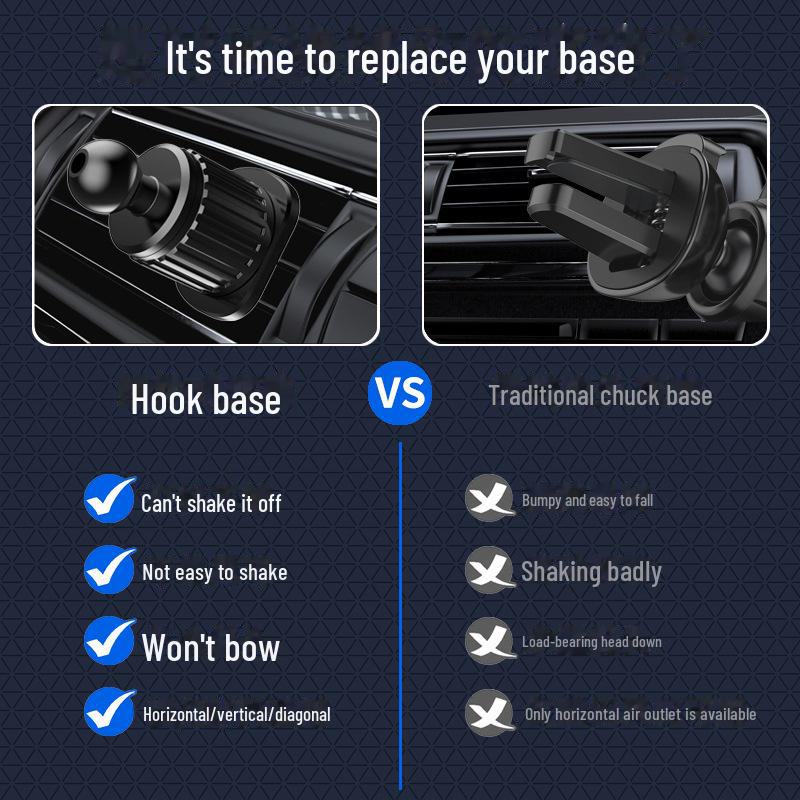 2024 Starker magnetischer Saugnapf-Autotelefonhalter mit Navigationsunterstützung